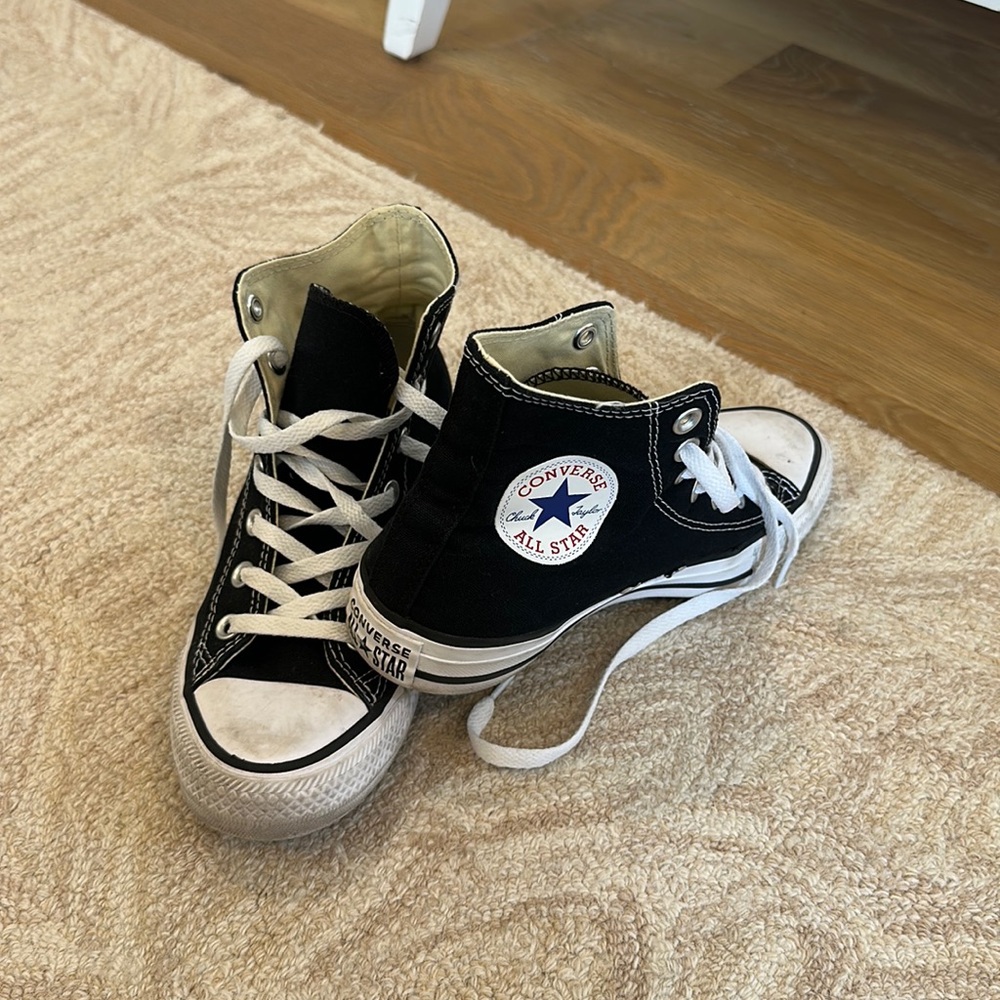Black Hightop Converse